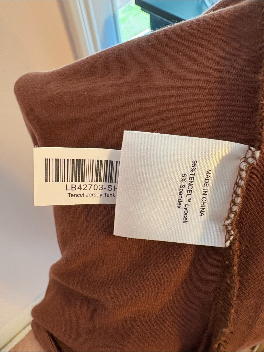 Quince Brown Sleeveless Maxi Dress with Side Slit - Picture 6 of 8